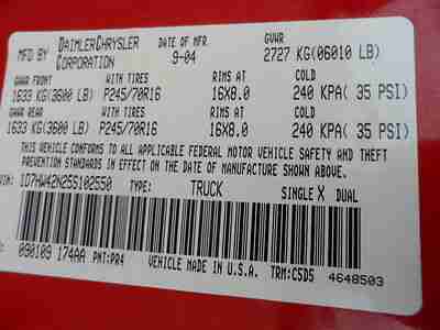 2005 Dodge Dakota Quad Cab 4x4 SLT V8 local trade very clean., US $9,800.00, image 19