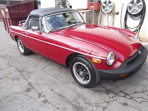 1977 mg mgb convertible touring 4spd 88,552 miles lots of new parts