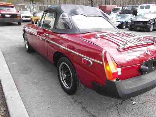 1977 MG MGB CONVERTIBLE TOURING 4SPD 88,552 MILES LOTS OF NEW PARTS, US $2,590.00, image 5