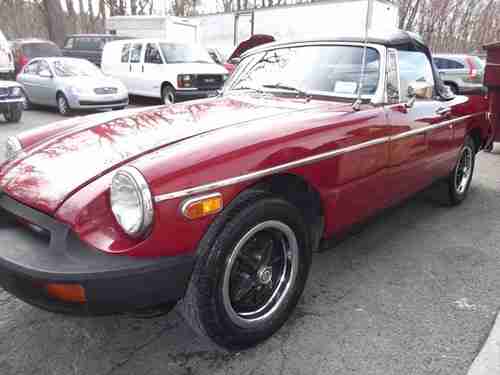 1977 MG MGB CONVERTIBLE TOURING 4SPD 88,552 MILES LOTS OF NEW PARTS, US $2,590.00, image 6