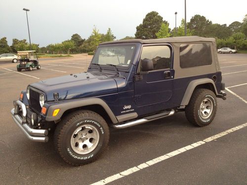 2005 jeep wrangler unlimited sport utility 2-door 4.0l