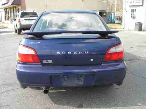 2002 Subaru Impreza RS Sedan 4-Door 2.5L, image 5