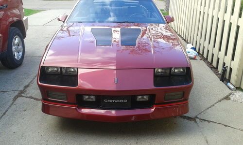 1988 chevy camaro iroc conv awesome survivor 5 speed 53k miles