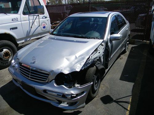 2007 mercedes c-230 salvage rebuildable repairable damaged wrecked or parts
