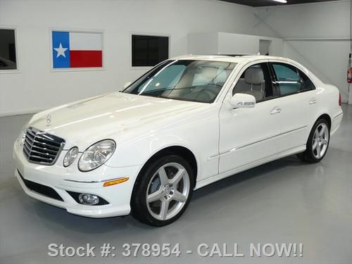 2009 mercedes-benz e550 sport p1 sunroof nav only 39k!! texas direct auto