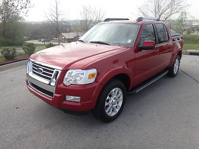 Sport trac limited 4.0l 4x4 moonroof sync power back window leather tow package