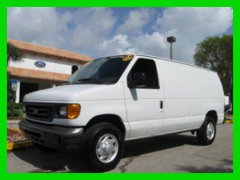 07 white 4.6l v8 e250 van *shelves *security cage *master reinforced cargo locks