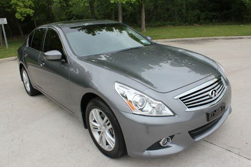 2013 infiniti g37x all wheel drive  1500 miles 4 door  v6 3.7l no reserve