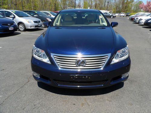 2011 lexus ls460..blue/tan..loaded!!..super clean serviced 1-owner..clean carfax