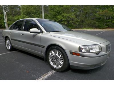 Volvo s80 t6 georgia owned sunroof leather seats wood trim cruise no reserve