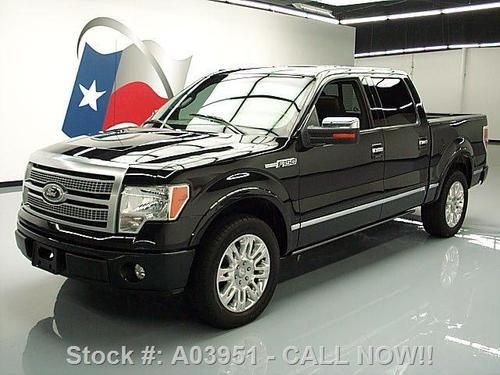 2010 ford f-150 platinum crew sunroof nav rear cam 63k texas direct auto