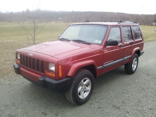 1999 jeep cherokee sport 4-door 4x4 4.0, clean carfax, 6 cylinder