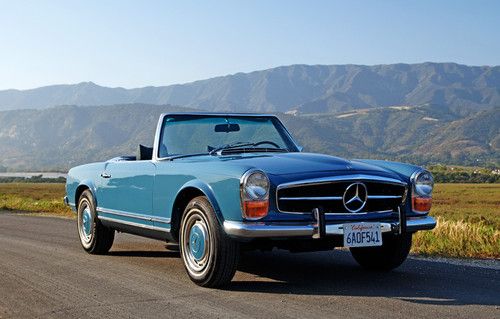 1969 mercedes 280sl: gorgeous restored w113 pagoda, desirable 4-spd transmission