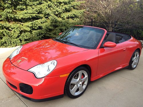 2004 porsche 911 2dr cabriolet carrera 4s 6spd man convertible