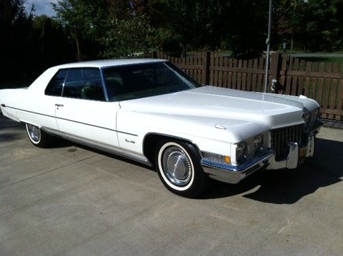 1971 mint cadillac coupe deville w/ 25,000 original miles!