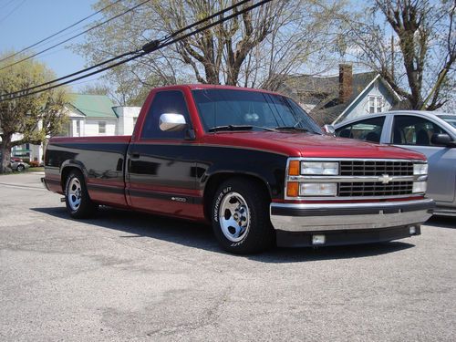 Customized 1990 chevrolet c1500 scottsdale standard cab pickup 2-door 4.3l