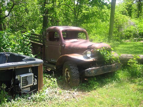 Dodge power wagon, flat fender power wagon