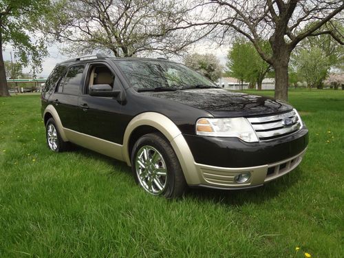 2009 ford taurus x_eddie bauer_35k_sync_htd seats_backup snrs_rebuilt_no reserve