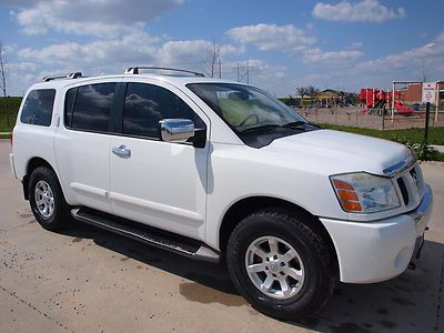 2004 nissan armada / se / heated leather / 4x4 / roof / new tires / nice