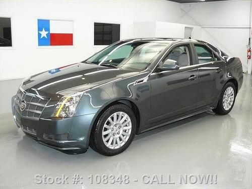 2011 cadillac cts 3.0 v6 sedan pano sunroof leather 17k texas direct auto