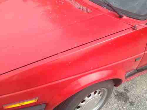 1990 Volkswagen VW Jetta Diesel 1.6 5 speed NON TURBO Red Runs Great Midwest, US $3,500.00, image 5
