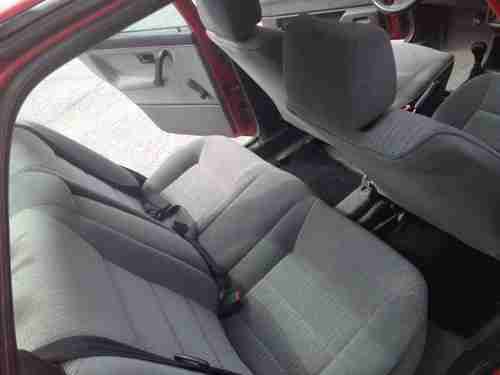 1990 Volkswagen VW Jetta Diesel 1.6 5 speed NON TURBO Red Runs Great Midwest, US $3,500.00, image 7