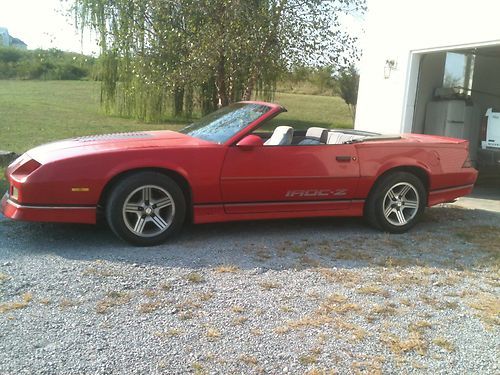 1988 iroc z28 convertable