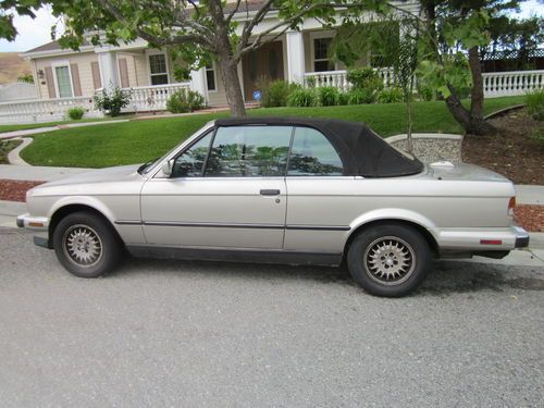 1985 bmw 325i convertible cabrio e30 5-speed - stock