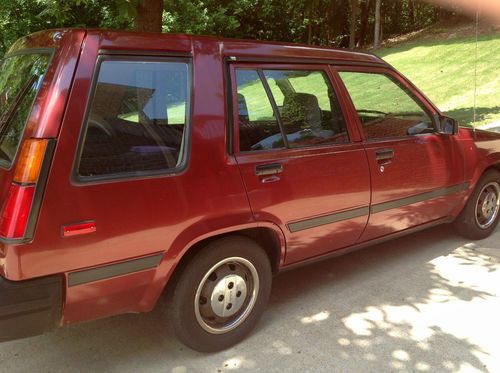 1987 toyota tercel sr5 4 dr station wagon, 4 cyl clean, dependable, great mpg