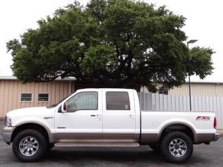 2006 white king ranch fx4 6.0l v8 4x4 leather, eclipse navigation dvd sirius