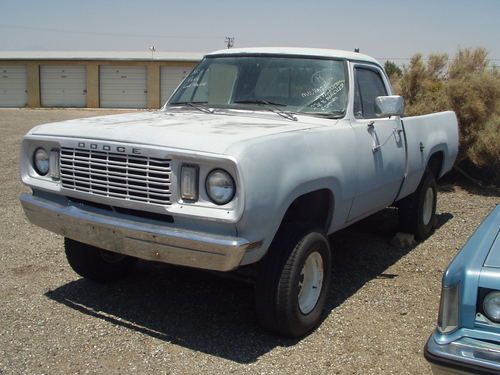 1978 dodge power wagon  w150  4x4 short bed fleet side