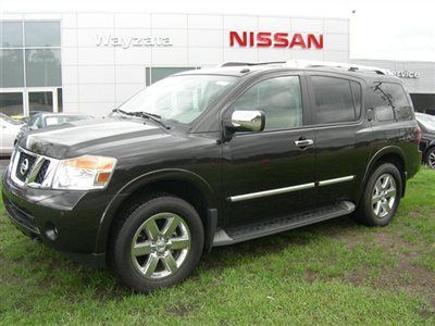 2012 armada platinum 4x4, navigation, dvd, expresso/tan, bose, 3644 miles