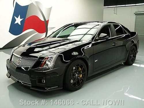 2012 cadillac cts-v sedan supercharged pano sunroof nav texas direct auto