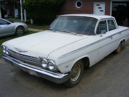 1962 chevrolet  bel air 4 door hard top power steering 283 does run