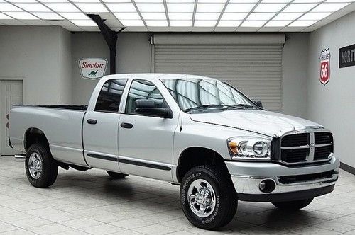 2007 dodge ram 2500 diesel 4x4 6-speed long bed slt quad cab texas truck