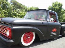 1963 ford f100, custom truck, hot rod, rat rod, bagged