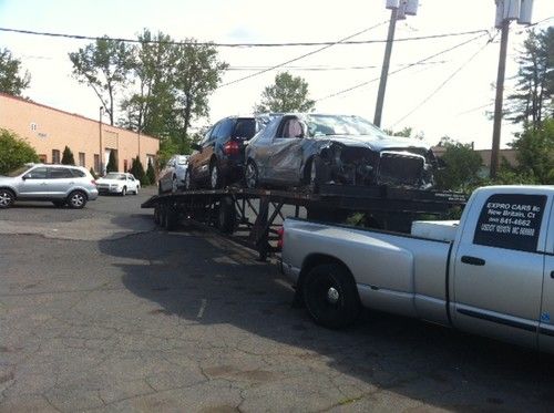 2007 dodge ram 3500 diesel 5.9 6spd crew cab with 3 car trailer comes as a set