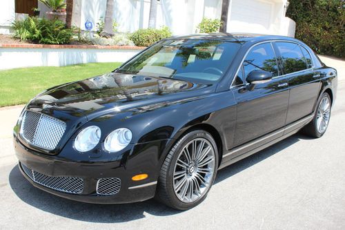 2011 2006 bentley flying spur speed blk/blk,piano wood, 20"whls. only 14k miles