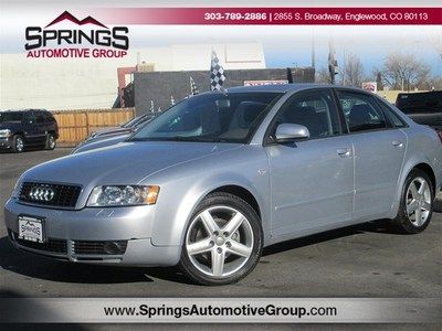 2005 audi a4 quattro, automatic, silver, 1.8t, awd, leather, turbo, low miles