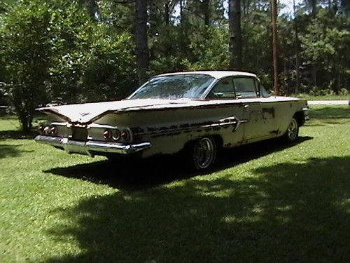 1960 impala bubble top 283 w/powerglide, drive as is or restore - no reserve
