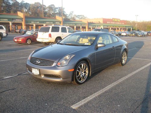 2005 infiniti g35 blue coupe 2-door 3.5l