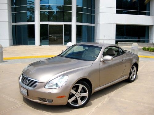 2002 lexus sc430 hardtop convertible 2-door 4.3l clean