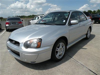 2005 subaru impreza 2.5 rs sport awd manual **1 owner** silver/black export ok