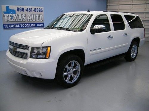 We finance!!!  2008 chevrolet suburban ltz flex-fuel roof nav rcam tv 3rd row!!