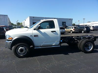 2012 ram 5500 chassis cab custom 4 wheel drive cummins turbo diesel