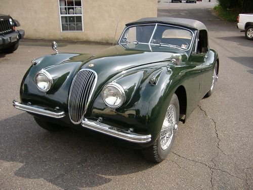 1953 jaguar  xk 120 drop head coupe