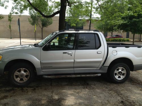 Explorer - silver 4-door pick up