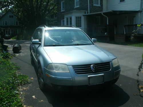 Volkswagen vw 2003 passat wagon glx 4 door sky blue pa