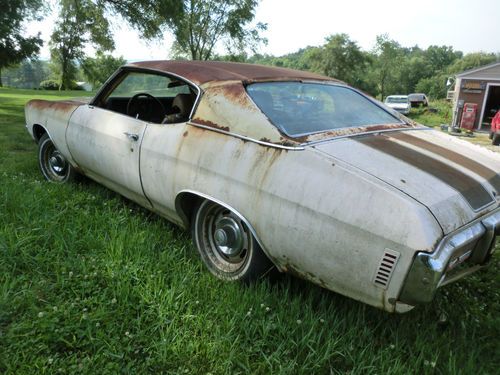 1970 chevrolet chevelle ss barn find project car numbers matching original motor