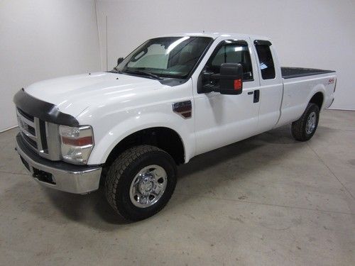 2008 ford f250 6.4l v8 turbo diesel xlt 4x4 ext cab long  bed 1 co owner 80pics